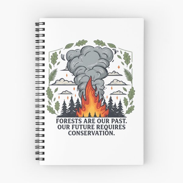Item preview, Forests Are Our Past Conservation Badge designed and sold by Nuvoro Eco Awareness.