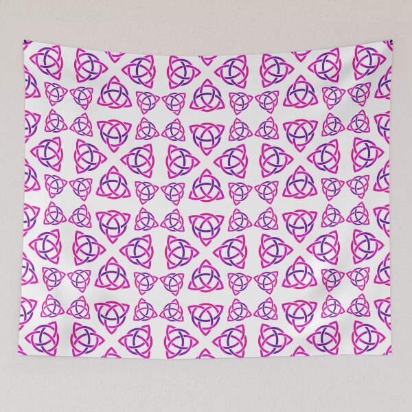 Item preview, Triquetra Pattern in Pink and Purple designed and sold by cheekywitch.