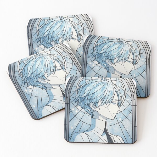 Item preview, Antarcticite Stained Glass Anime Portrait Art designed and sold by ChromiraStudios.