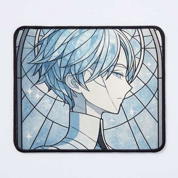 Item preview, Antarcticite Stained Glass Anime Portrait Art designed and sold by ChromiraStudios.