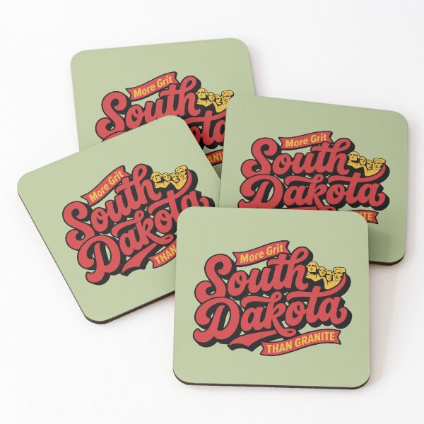 Item preview, South Dakota Retro 70s Script More Grit Than Granite Mount Rushmore designed and sold by Cozy-Old-Pub.