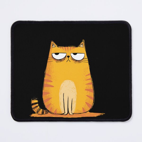 Item preview, Sarcastic Orange Tabby - Grumpy Cat Art | Funny Feline Design designed and sold by StickerHavenn.