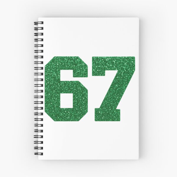 Item preview, Number 67 sixseven green number designed and sold by byaga.