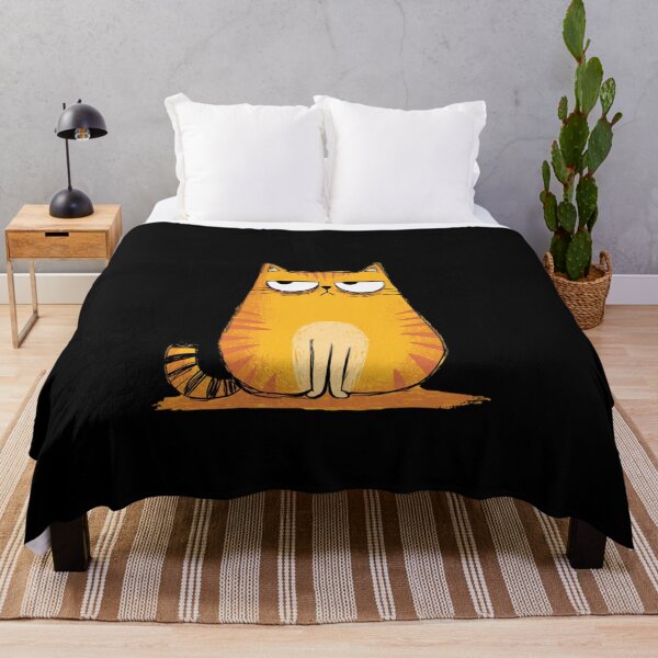 Item preview, Sarcastic Orange Tabby - Grumpy Cat Art | Funny Feline Design designed and sold by StickerHavenn.