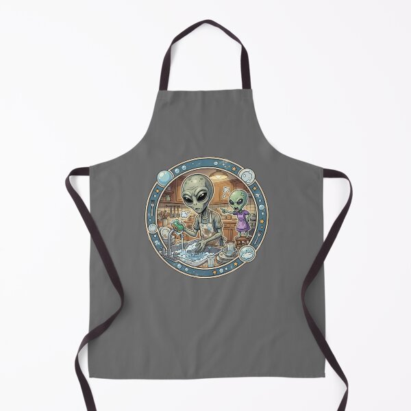 Item preview, Alien Husband Doing The Dishes Again designed and sold by Sunkhung.