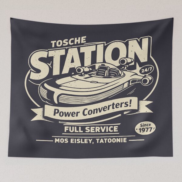 Item preview, Mos Eisley Service – Star Wars Fan Art - Vintage Cream designed and sold by VoglR.
