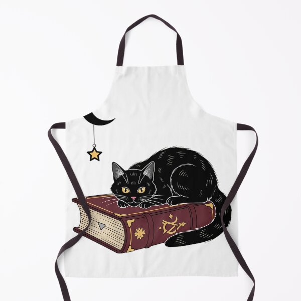 Item preview, Bookish Black Cat Moon designed and sold by IllumeInk.