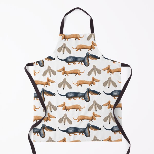Item preview, Funny Dachshund Pattern designed and sold by IvysCreativityHouse.