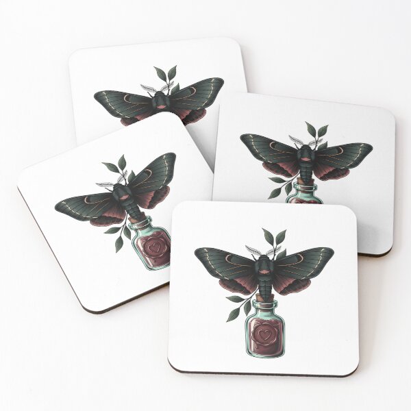 Item preview, Apothecary Moth Bottle designed and sold by IllumeInk.