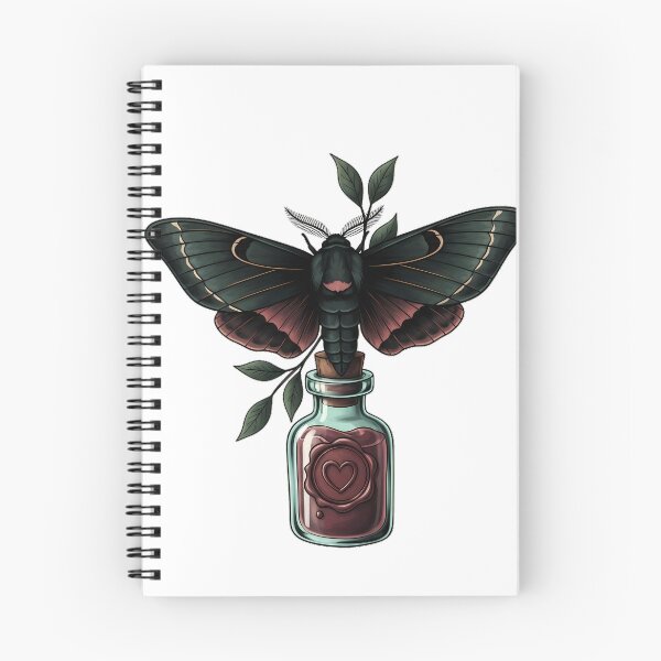 Item preview, Apothecary Moth Bottle designed and sold by IllumeInk.