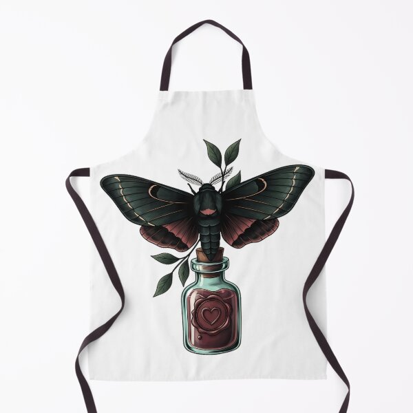Item preview, Apothecary Moth Bottle designed and sold by IllumeInk.