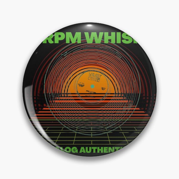 Item preview, Analog Authenticity: 33 RPM Whisper Retro Vinyl Art designed and sold by Rarewhisper.