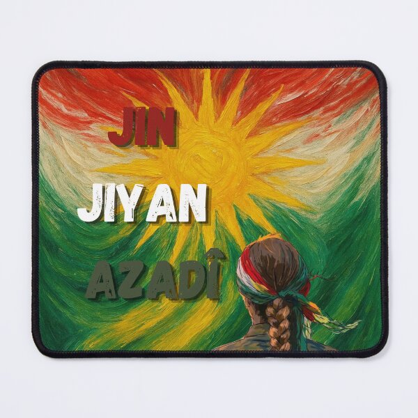 Item preview, Kurdish Freedom Woman Rising Sun designed and sold by Saragoza.