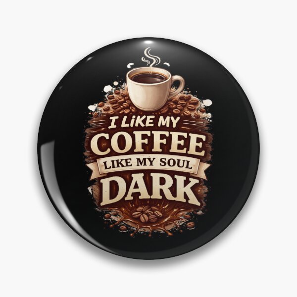 Item preview, Me gusta el café como mi alma: oscuro | Amante del café negro designed and sold by zenithviv.