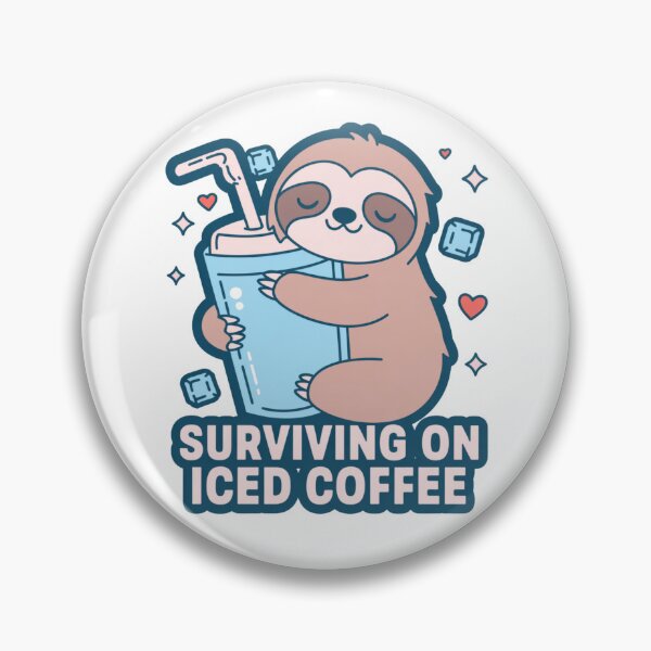 Item preview, Surviving On Iced Coffee designed and sold by IslandTyped.