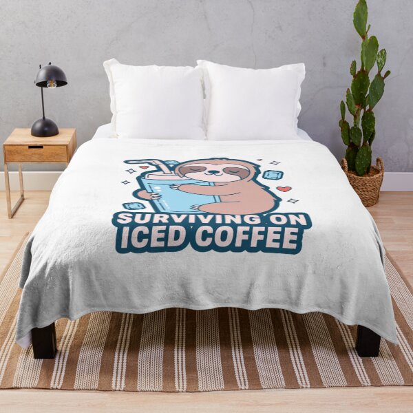 Item preview, Surviving On Iced Coffee designed and sold by IslandTyped.