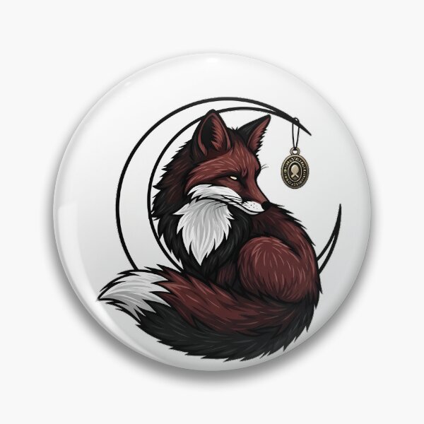 Item preview, Crescent Fox Relic designed and sold by IllumeInk.