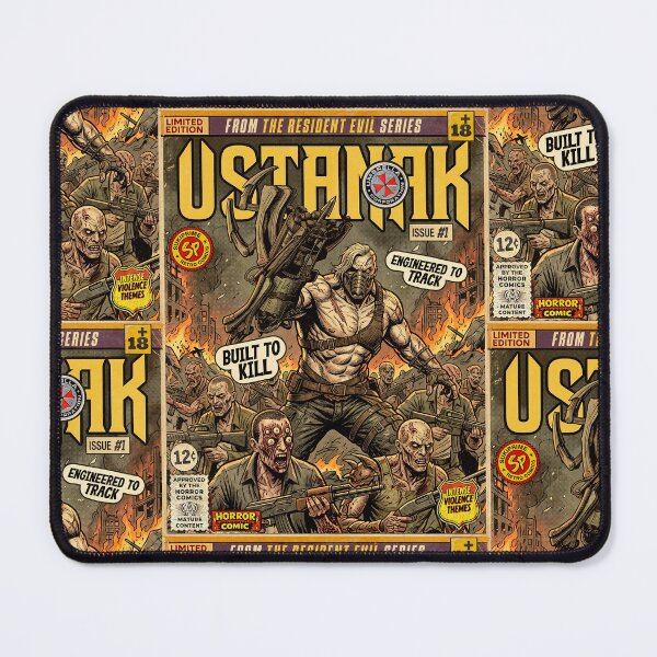 Item preview, Resident Evil 6 Ustanak Retro Comic Cover Art designed and sold by Back2Collage.