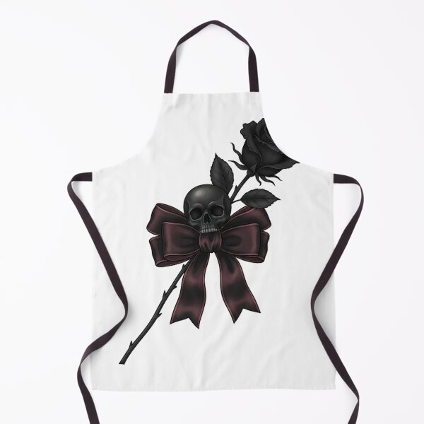 Item preview, Velvet Bow Skull Rose designed and sold by IllumeInk.
