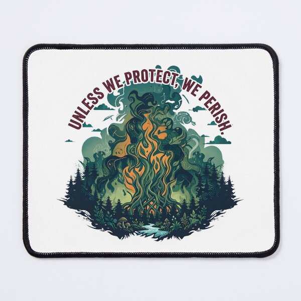 Item preview, Protect Or Perish Nature Conservation Art designed and sold by Nuvoro Eco Awareness.