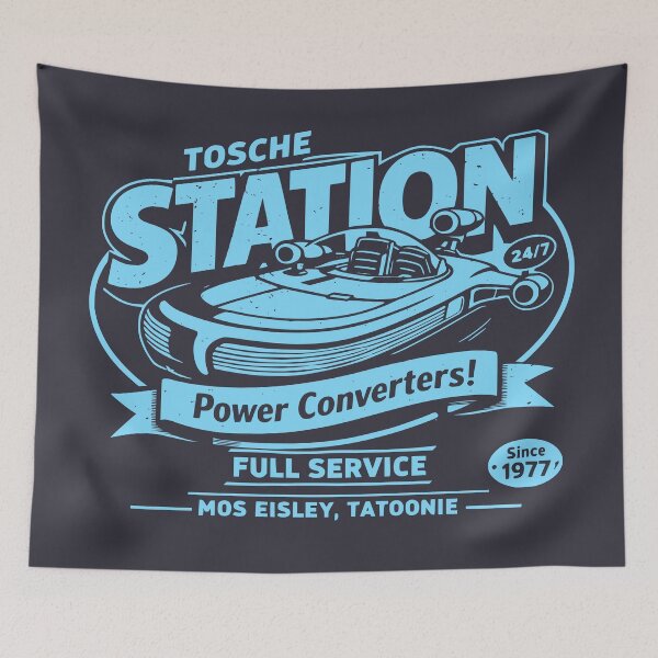 Item preview, Mos Eisley Service – Star Wars Fan Art - Blue designed and sold by VoglR.