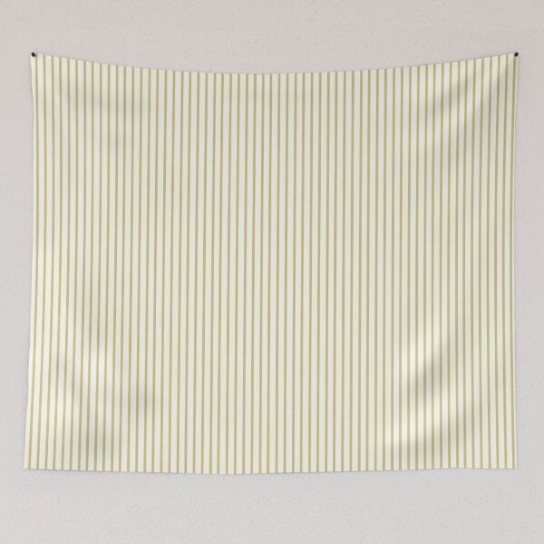 Item preview, Olive Green watercolor Pinstripe Pattern on White- Classic Minimal designed and sold by Designs by christel_treiber.