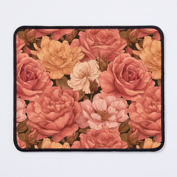 Item preview, Fragrant Rose Print - Vintage Flower Pattern  - Anniversary Gifts For Husband designed and sold by RoyalStarsPatts.