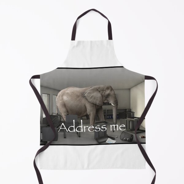 Item preview, ELEPHANT IN THE ROOM ADDRESS ME MEME GIF designed and sold by Python Designs .
