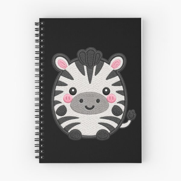 Item preview, Super Cute Kawaii Zebra Embroidery Patch Style | Chibi Black and White Zebra Aesthetic | Cute Safari Animal Design designed and sold by ColorSplash123.