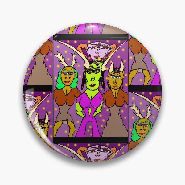 Item preview, horned sisters designed and sold by wormink.