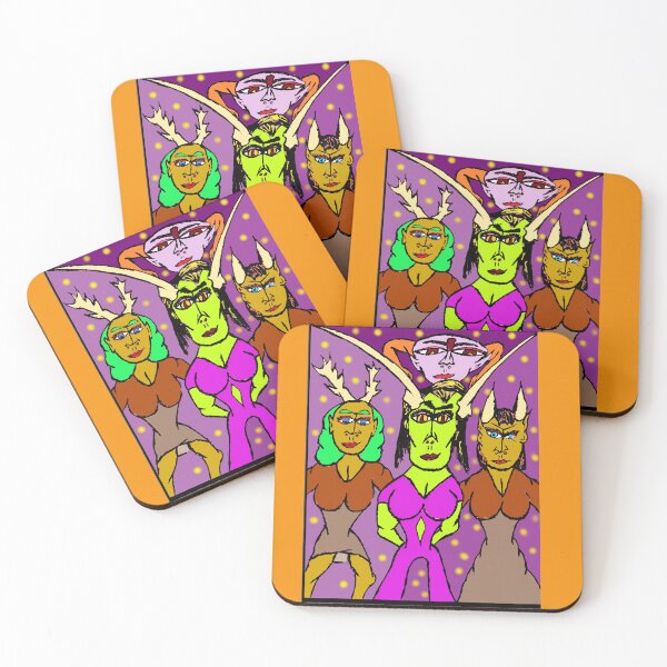 Item preview, horned sisters designed and sold by wormink.