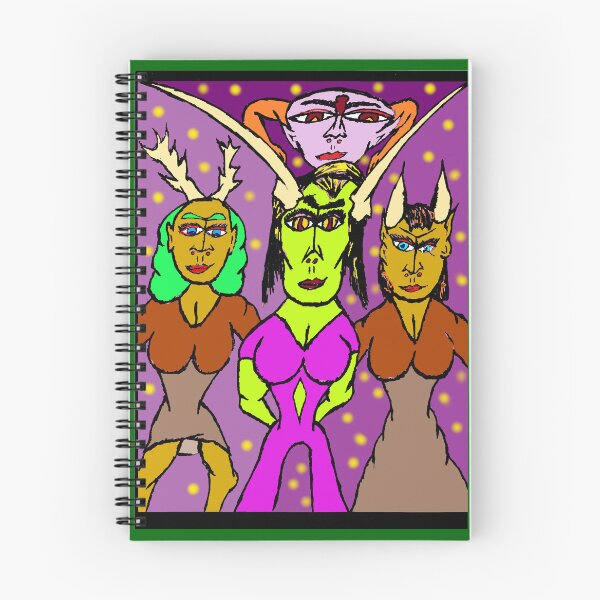 Item preview, horned sisters designed and sold by wormink.