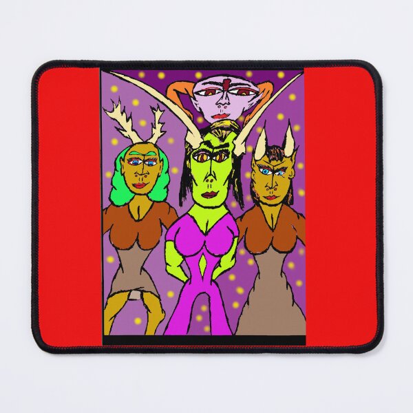 Item preview, horned sisters designed and sold by wormink.