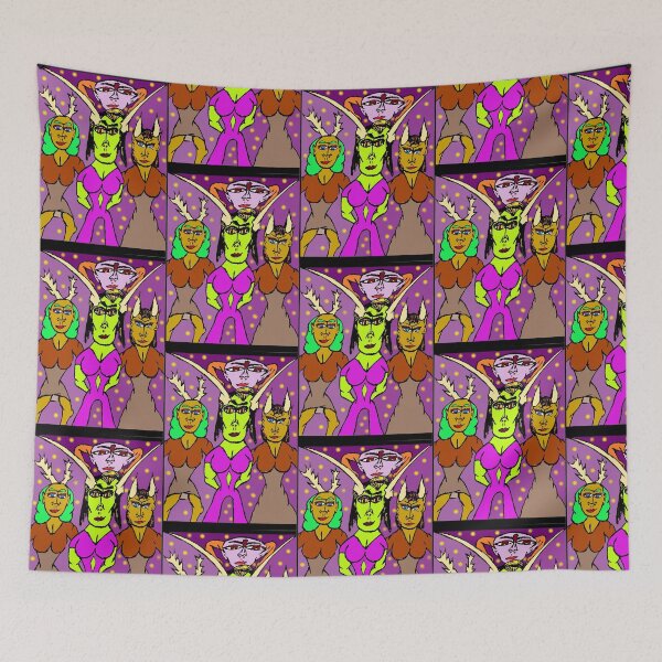Item preview, horned sisters designed and sold by wormink.