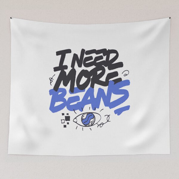 Item preview, I Need More Beans Coffee Typography designed and sold by IslandTyped.