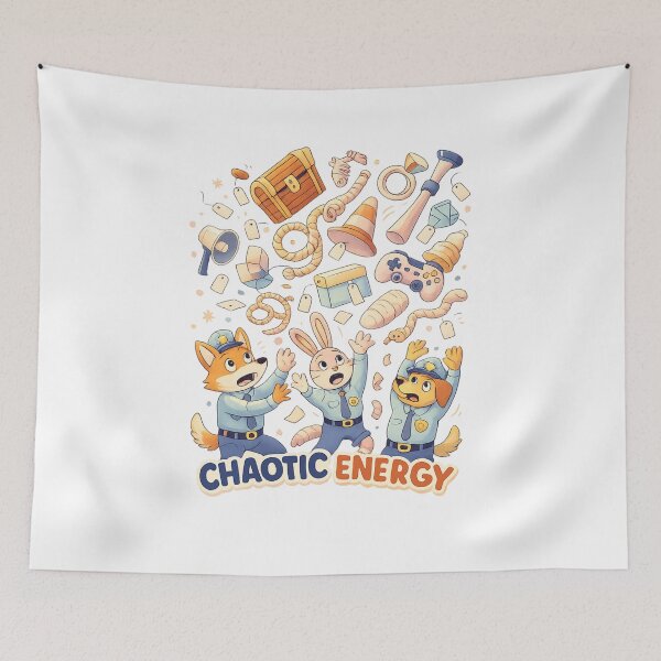 Item preview, Chaotic Energy Cute Chaos Design designed and sold by SoftSproutstu.