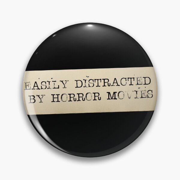 Item preview, Easily Distracted by Horror Movies designed and sold by ClearStatements.