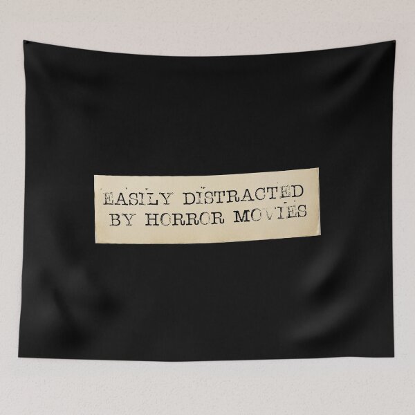 Item preview, Easily Distracted by Horror Movies designed and sold by ClearStatements.