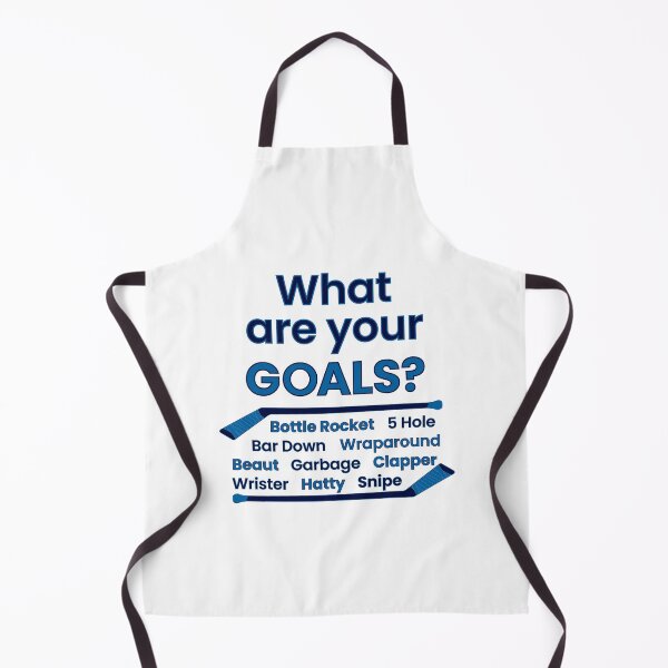 Item preview, What are your GOALS? Winnipeg Jets colors. designed and sold by Hattrixz.