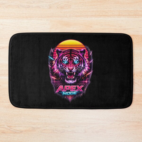 Item preview, Neon Cyber Tiger Head Synthwave Design – Retro Futuristic Apex Predator Vaporwave Art designed and sold by 486DesignCo.