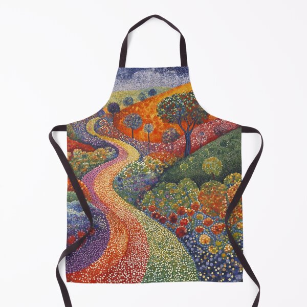Item preview, Aboriginal Inspired Dot Art - Through a Beautiful Valley designed and sold by GrinGalore.