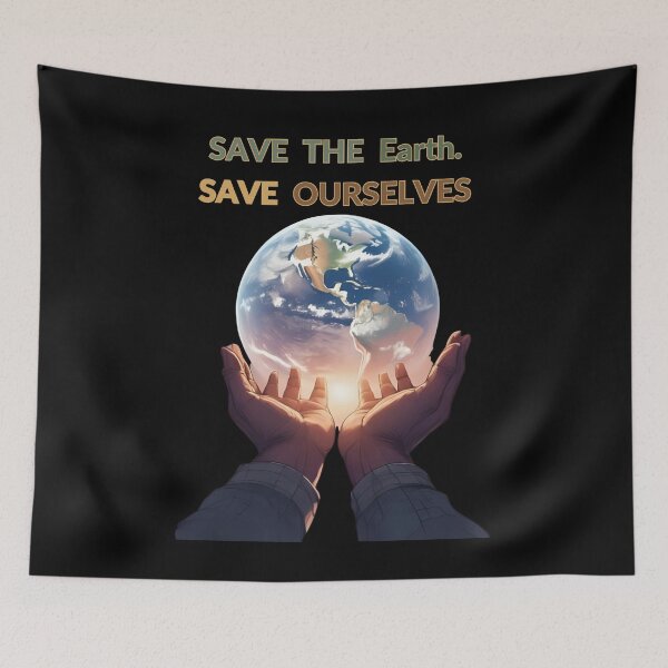 Item preview, Save the Earth, Save Ourselves designed and sold by mirciashop.