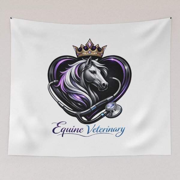 Item preview, Equine Veterinary - Elegant Crown Horse Desing designed and sold by Indefix.
