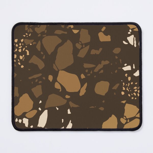 Item preview, Deep Amber Drift Terrazzo Pattern | Abstract Shapes | Modern Boho Home Decor designed and sold by Claire_Brown.