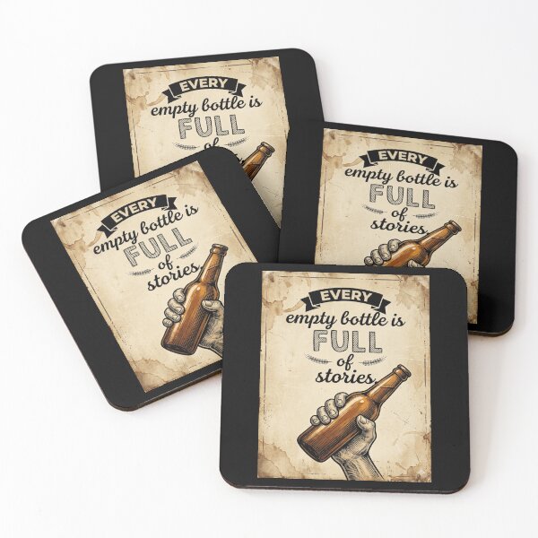 Item preview, Every Empty Bottle is Full of Stories designed and sold by GoodOldVintage.