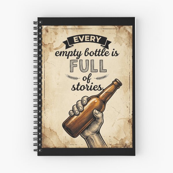 Item preview, Every Empty Bottle is Full of Stories designed and sold by GoodOldVintage.