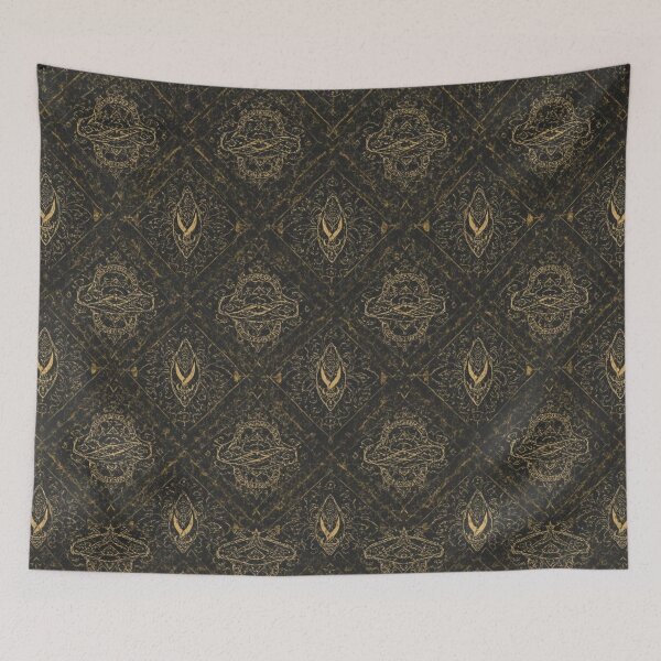 Item preview, Serpents & The All-Seeing Eye | Vintage Occult Tarot Pattern designed and sold by kabucino.