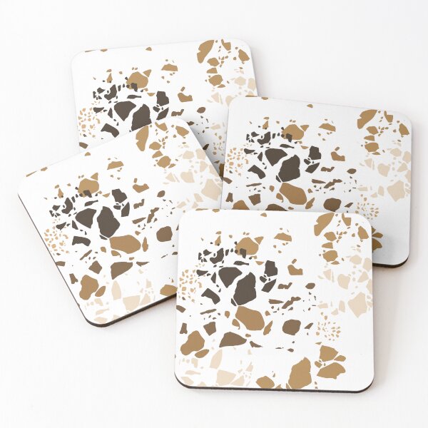 Item preview, Amber Drift Terrazzo Pattern | Abstract Shapes | Modern Boho Home Decor designed and sold by Claire_Brown.