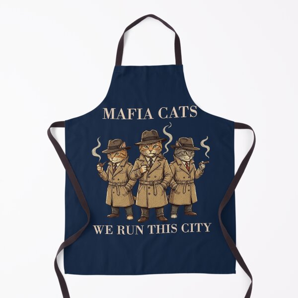 Item preview, Mafia Cats We Run This City Vintage Cat Gang T-Shirt designed and sold by Negisandeep studio.