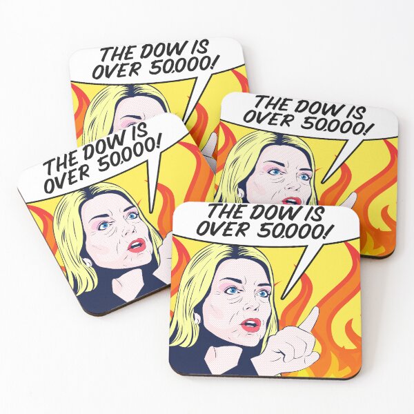 Item preview, The Dow is over 50,000 meme Pam Bondi designed and sold by Zummi.
